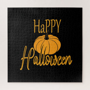 Puzzle Calabaza feliz de Halloween