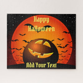 Puzzle Calabaza feliz de Halloween