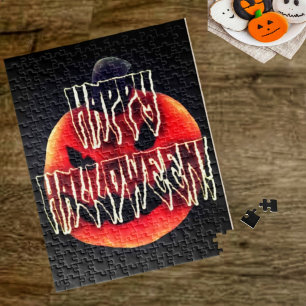 Puzzle Calabaza Scare-Wht