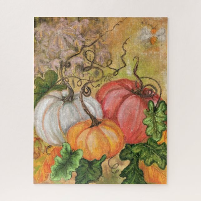 Puzzle Calabazas - Acuarela (Vertical)