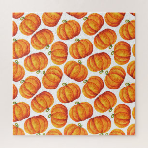 Puzzle Calabazas acuáticas: patrón de cultivo otoñal.