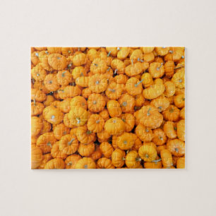 Puzzle Calabazas de cosecha de Naranja pequeño