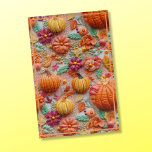 Puzzle Calabazas de otoño de Ilustracion 3D coloridas Bot<br><div class="desc">Este diseño presenta un colorido ilustracion 3D de calabazas,  hojas y flores de otoño. El efecto 3D añade un toque de brillo y dimensión. Un gran regalo de otoño o una divertida actividad vacacional para sus huéspedes.</div>