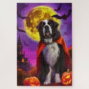 Puzzle Calabazas de vampiros espeluznantes de Halloween d