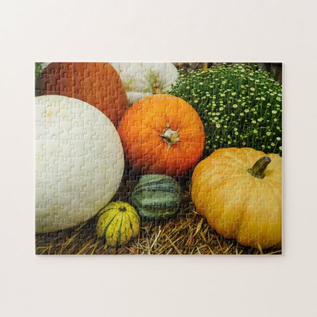 Puzzle Calabazas Y Gris (Horizontal)