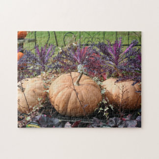 Puzzle Calabazas Y Plantas Caídas 