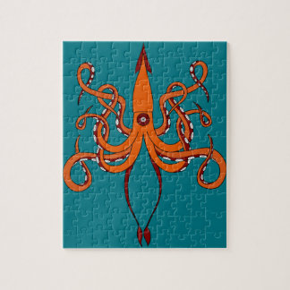 Puzzle calamar gigante