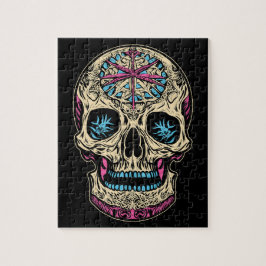 Puzzle Calavera de azúcar de Dia De Los Muertos