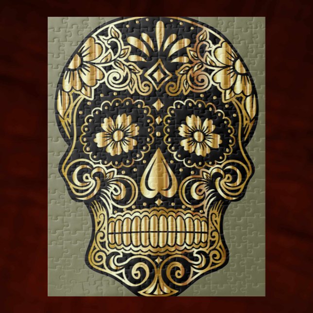 Puzzle Calavera de azúcar Día Mexicano del Arte Cultural  (Subido por el creador)
