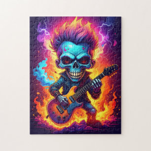 Puzzle Calavera de Punk Rock
