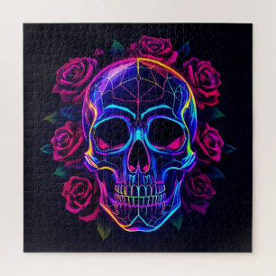 Puzzle Calavera de Rosas