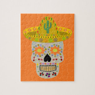 Puzzle Calavera del Día de Muertos Mexicano