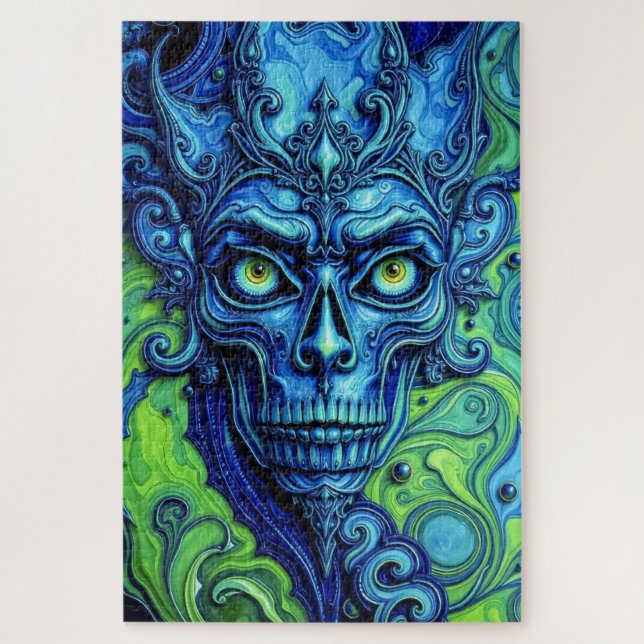 Puzzle Calavera etérea del Cosmos (Vertical)