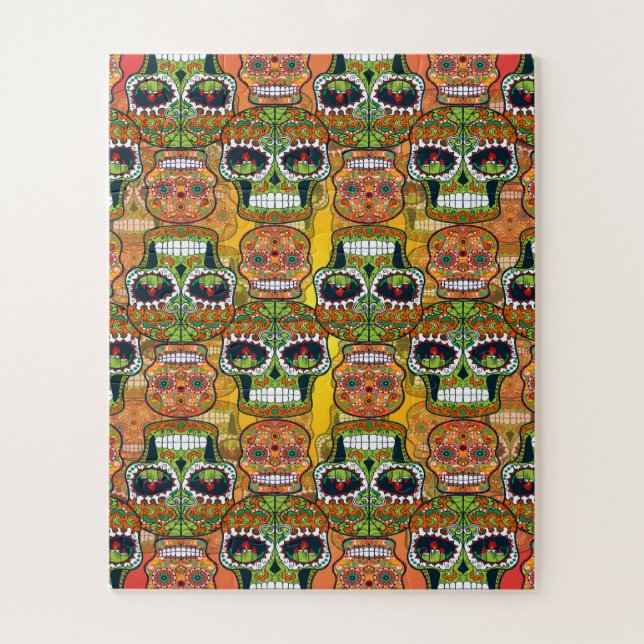 Puzzle Calaveras de azúcar (Vertical)