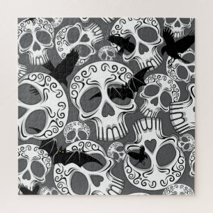 Puzzle Calaveras decorativas de Halloween