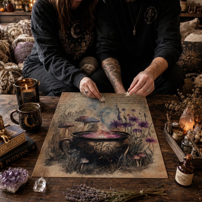 Puzzle Caldero Botánico de Herbolaria Mágica (Subido por el creador)