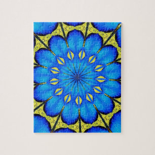 Puzzle Caleidoscopio de plumas de pavo real 4