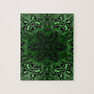 Puzzle Caleidoscopio verde