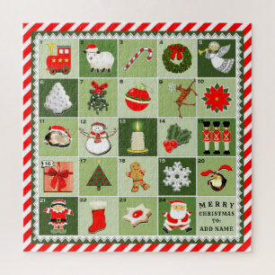 Puzzle Calendario de Adviento Creativo de Navidad