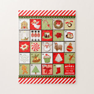 Puzzle Calendario de Adviento de Navidad