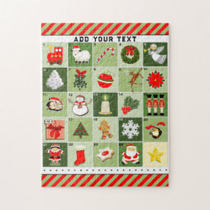 Puzzle Calendario de Adviento de Navidad