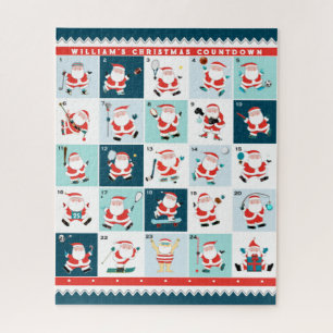 Puzzle Calendario de Navidades deportivos anticipados