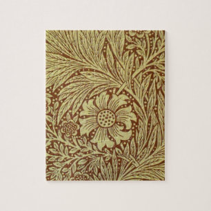 Puzzle Caléndula William Morris Patrón de Flor Antigua