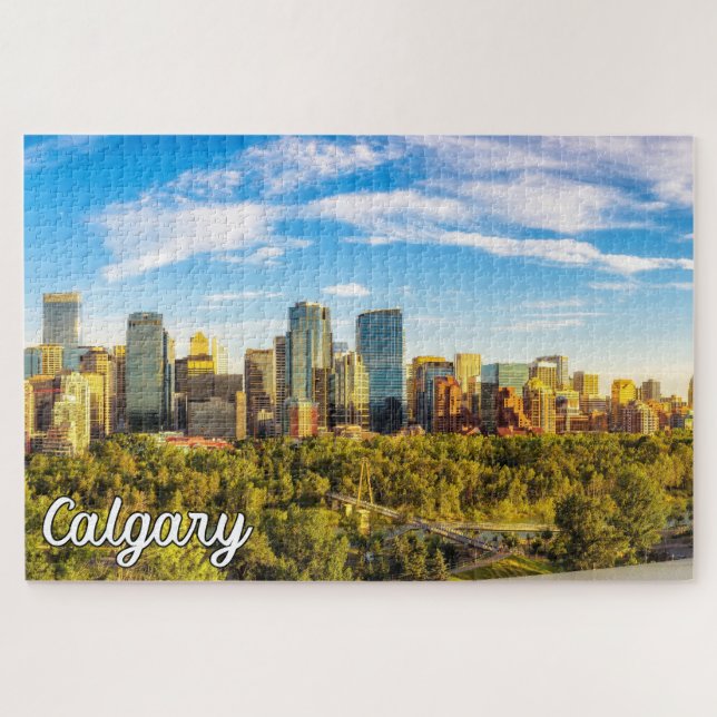 Puzzle Calgary, Alberta, Canadá (Horizontal)