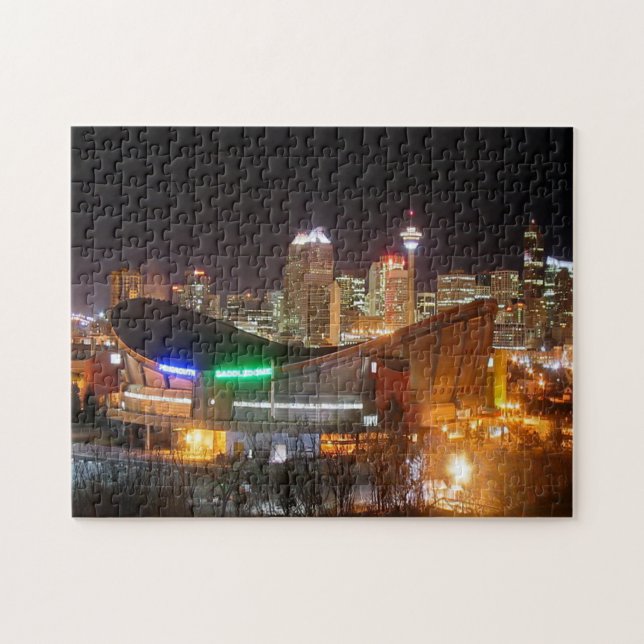 Puzzle Calgary Alberta Canadá - Saddledome (Horizontal)