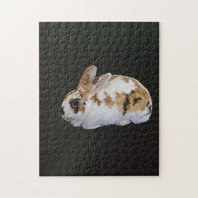 Puzzle Calico Rabbit (Vertical)