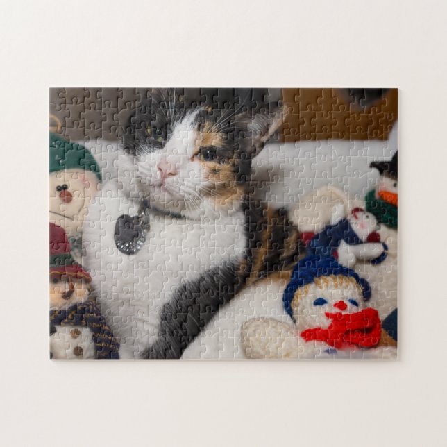 Puzzle Calico Y Snowmen (Horizontal)