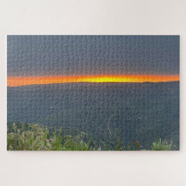 Puzzle California, Laguna Beach Mountain Sunset (Horizontal)