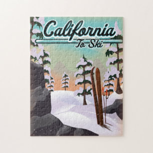 Puzzle California para Esquiar