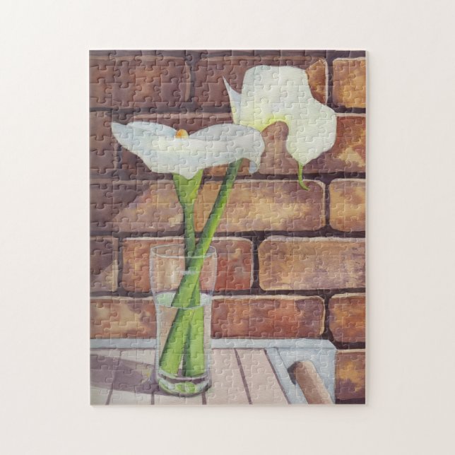 Puzzle Calla Lilies (Vertical)