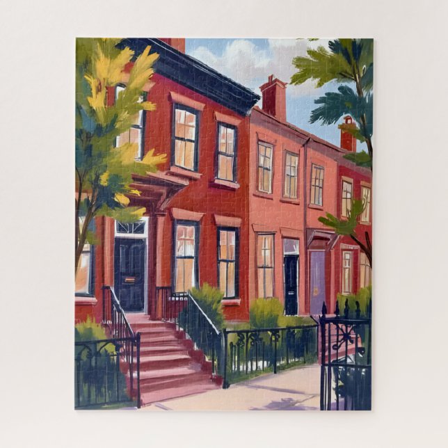 Puzzle Calle Beacon Boston Massachusetts (Vertical)