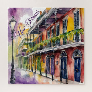 Puzzle Calle Borbon de Nueva Orleans