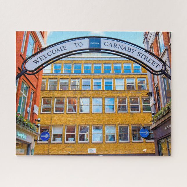 Puzzle Calle Carnaby - Londres - 16 x 20 pulgadas (Horizontal)