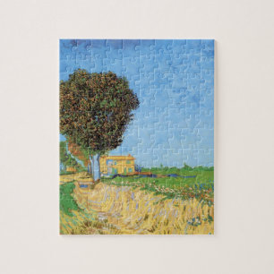 Puzzle Calle cerca de Arlés por Vincent van Gogh