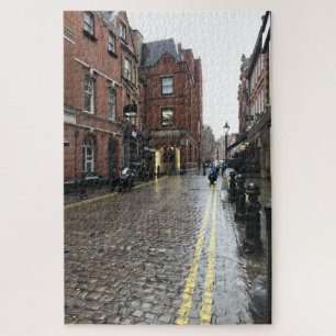 Puzzle Calle Cobblestone Kensington Londres Reino Unido
