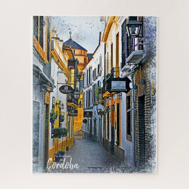 Puzzle Calle Córdoba - España Postcard (Vertical)