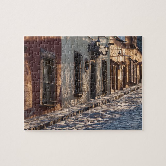 Puzzle Calle de Adoquines en México (Horizontal)