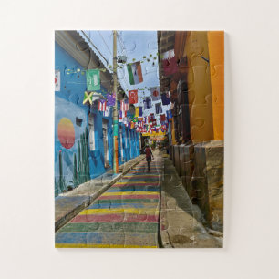 Puzzle Calle de Banderas   Celebración de Latinoamérica