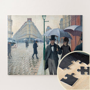 Puzzle Calle de París; Día de lluvia, por G. Caillebotte,