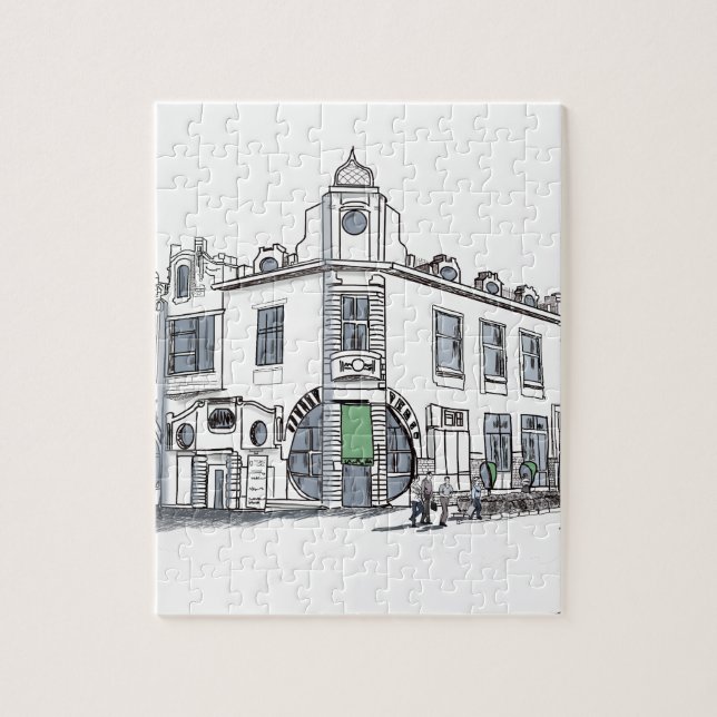 Puzzle calle del casco antiguo (Vertical)