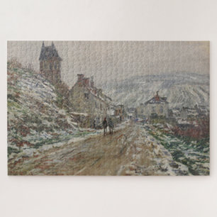 Puzzle Calle del pueblo Claude Monet Vétheuil