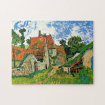 Puzzle Calle del pueblo en Auvers, Vincent van Gogh<br><div class="desc">Calle del pueblo en Auvers,  Vincent van Gogh</div>