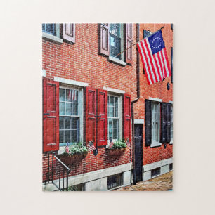 Puzzle Calle estadounidense de Filadelfia