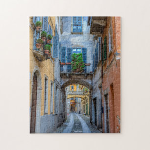 Puzzle Calle estrecha de la ciudad, Italia