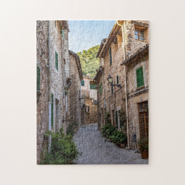 Puzzle Calle estrecha del pueblo de Valldemossa - Mallorc (Vertical)