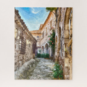 Puzzle Calle medieval en España